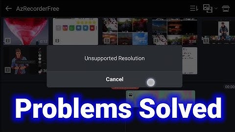 Kinemaster unsupported resolution | unsupported video all problem solved