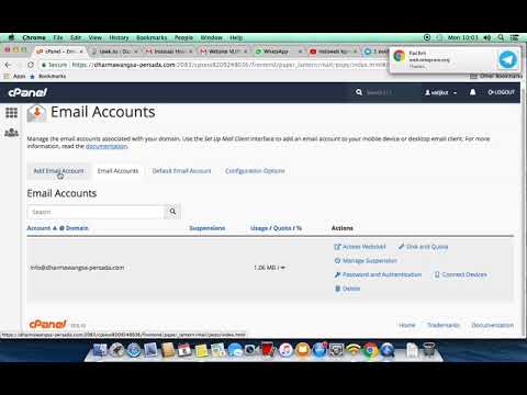 Cara Membuat Webmail di Akun Cpanel Hosting