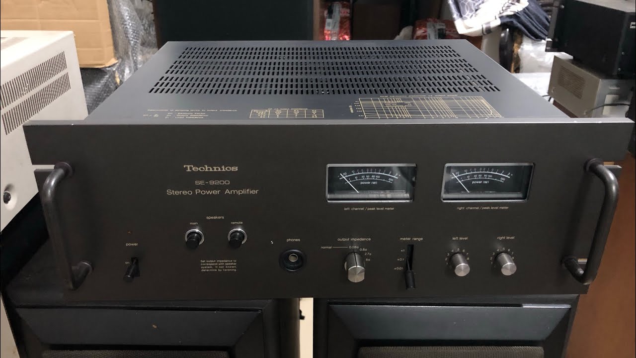 SU-9200 Technics - SE-9200 ステレオパワーアンプ テクニクス