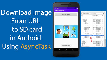 Download Image to SD Card in Android Using AsyncTask