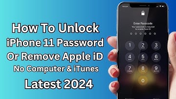 How To Unlock iPhone 11 Password Or Remove Apple iD Without Password | 2024 |