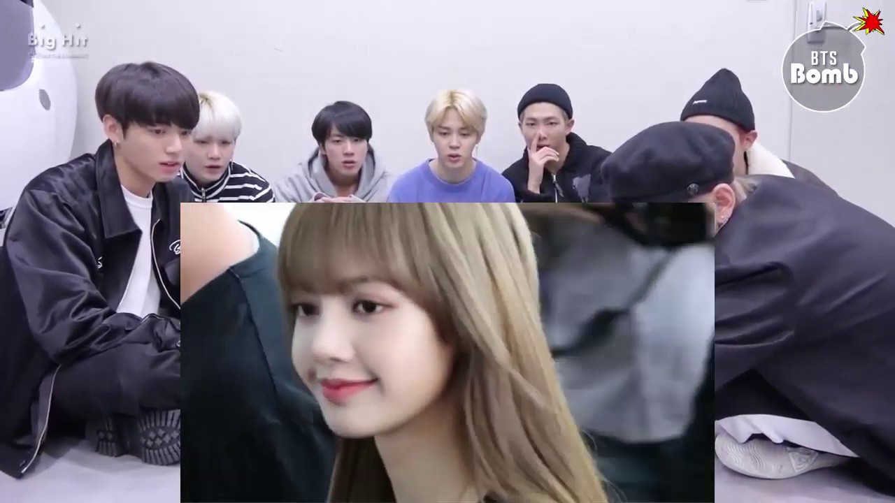 BTS reaction to Blackpink #Lisa Hello new day