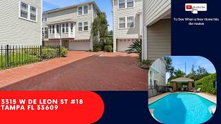 3315 W De Leon ST #18 Tampa FL 33609 3315 W De Leon ST #18 Tampa FL 33609