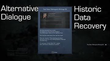 AC 6 - Alt. Historical Data Recovery  Dialogue (NG++)
