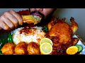 SPICY FULL CHICKEN CURRY || RICE || GREEN CHILLI WITH EGG EATING #HungryPiran