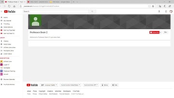 I have a 2nd Youtube Channel!