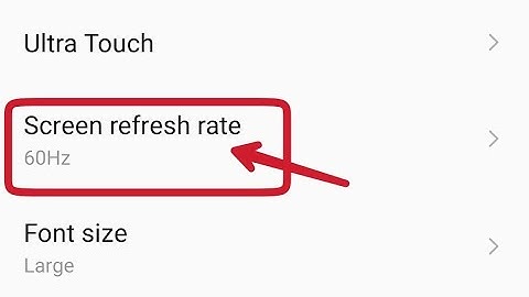 Screen Refresh Rate change infinix zero 5g | how to change screen refresh rate on infinix phone