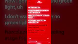 “Swim” - Chase Atlantic (official lyrics) #fyp #lyrics #spotify #audio #song #music #trending