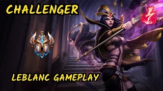 SKT T1 Faker (LEBLANC) vs KARMA - MID CHALLENGER GAMEPLAY - KR