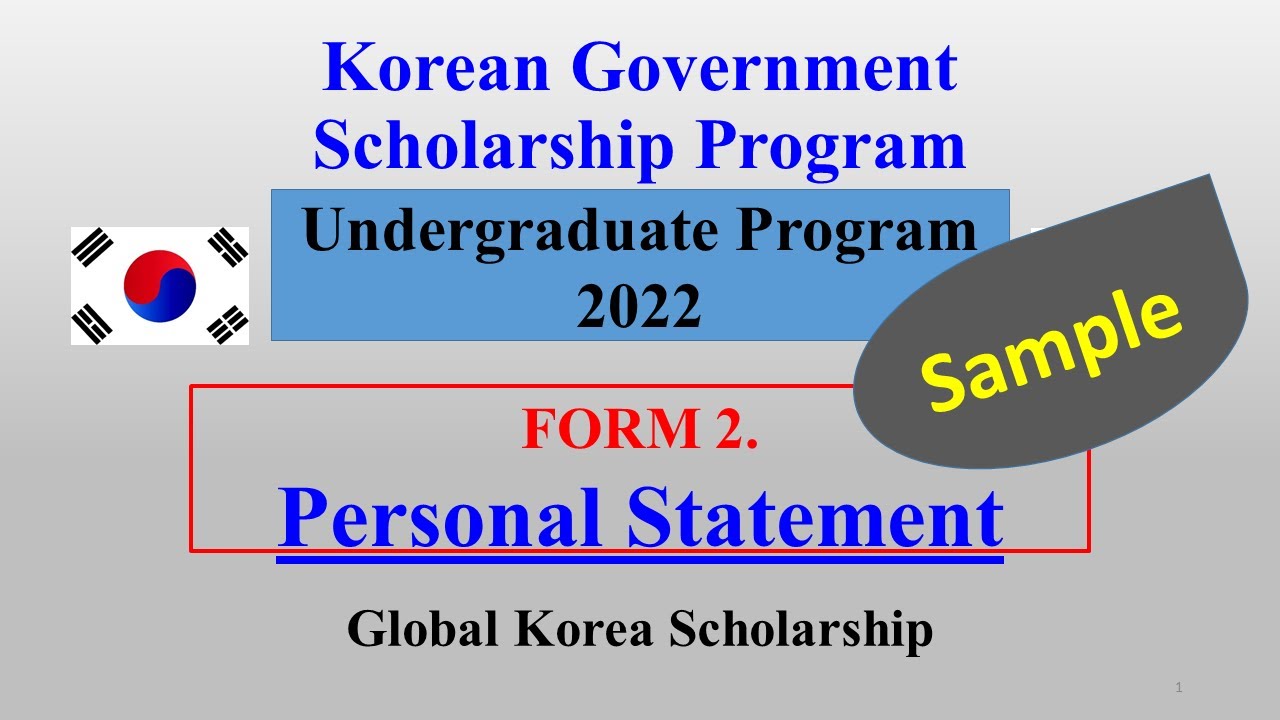 gks personal statement sample undergraduate