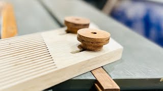 Important part and utilization when making a Feather board / Woodworking DIY