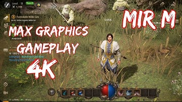 MIR M Gameplay New MMORPG Game ∆ Max Graphics Setting Mobile ∆ 4K