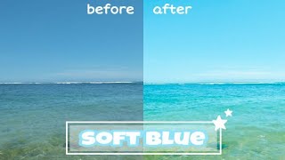 How to edit Soft Blue tones | Lightroom Tutorial screenshot 4