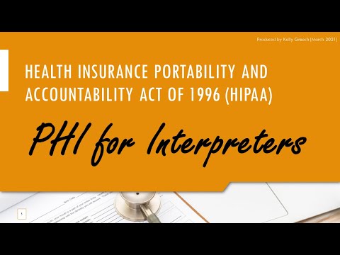 PHI (Protected Health Information) for Medical Interpreters: What it is and how to protect it