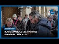 Chemin de croix place et paroles des pauvres  cat.rale de grenoble  vendredi saint 2024