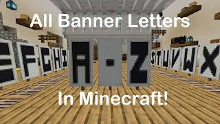 Minecraft | How to make Banner Letters! screenshot 5