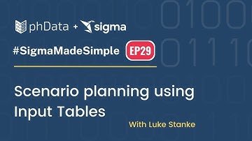 Scenario Planning using Input Tables in Sigma Computing