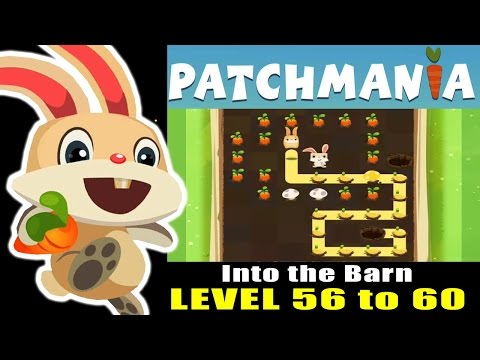 Patchmania - A Puzzle About Bunny Revenge Level 56 to 60 ios gameplay (Into the Barn)