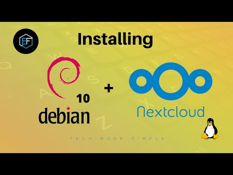 Installing Debian 10 Buster and Nextcloud