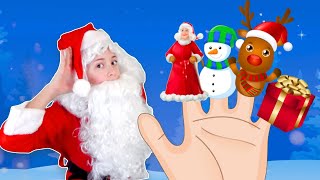 Christmas Finger Family Song | Holidays Finger Family Nursery Rhyme for kids by Kids Music Land