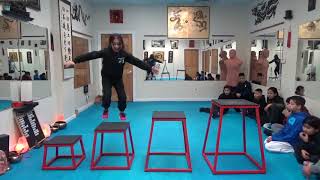 Kung Fu - 4 Box Jump Challenge