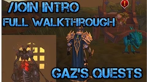 AQ3D /join intro Full Walkthrough | Gaz Quests