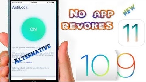 NEW Anti Revoke ALTERNATIVE. FIX APP REVOKES (NO JAILBREAK) iOS 9/10/11 (iPhone, iPad, iPod)