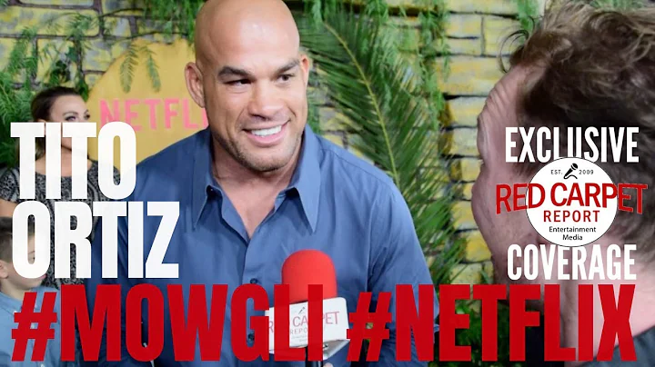 Tito Ortiz interviewed at the Netflix premiere of ...