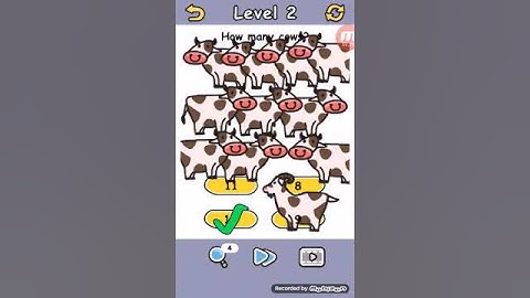 Brain crack level 2 how many cows?