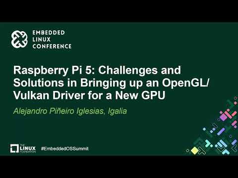 Raspberry Pi 5: Challenges and Solutions in Bringing up an OpenGL/...- Alejandro Piñeiro Iglesias Episode cover