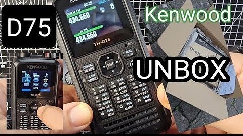 KENWOOD TH-D75  , ADD Repeater to Memory Channel