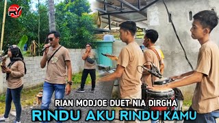 Rian Modjoe Duet Nia Dirgha cover Rindu aku Rindu kamu versi irama dopang2023#iramadopangterbaru