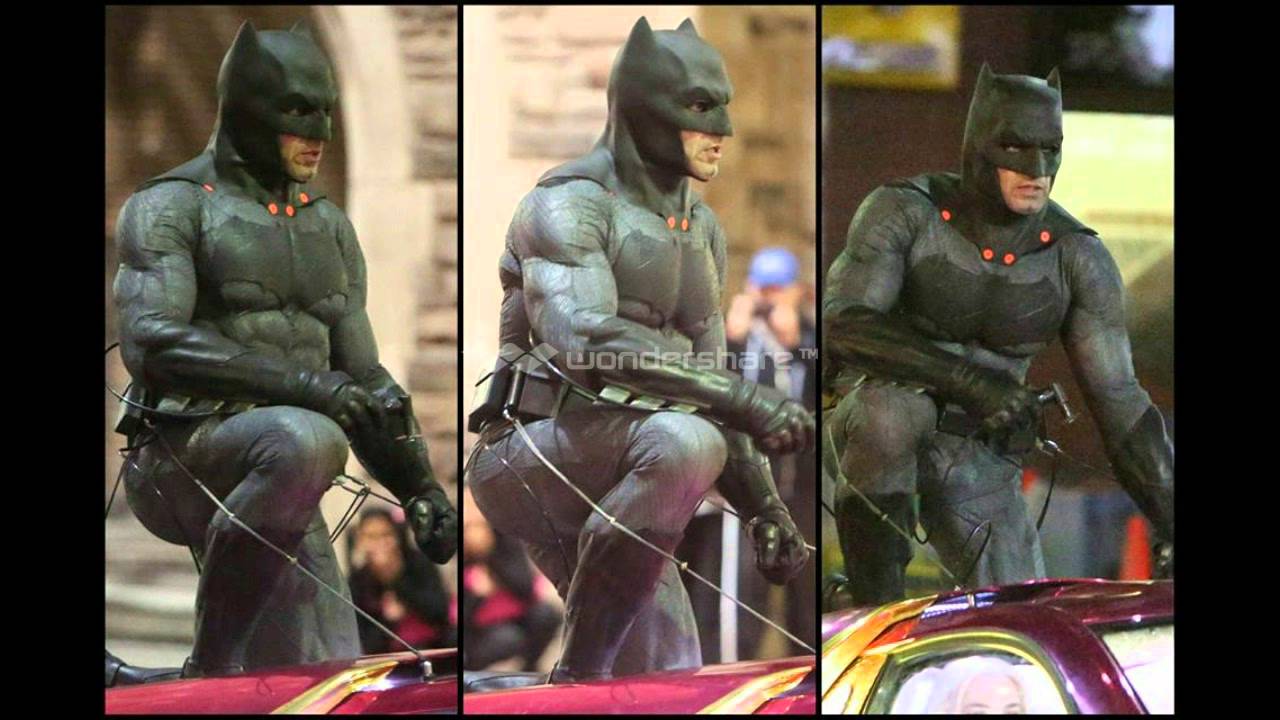 Closer Look at Batman Stunt Double on Joker Car for Suicide Squad Movie