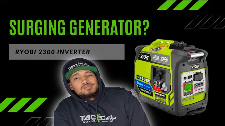 Fix Generator Surging and Rough Idle | Ryobi 2300w / 1800w Inverter