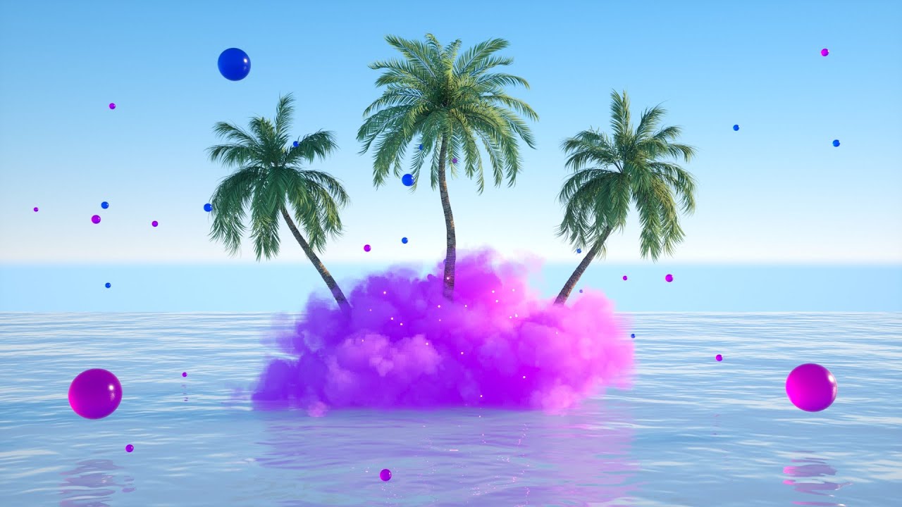 Octane Render Cinema 4D - Create Cloud & Landscape - YouTube