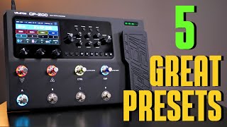 Valeton GP-200 Demo - My 5 favorite Factory Presets!