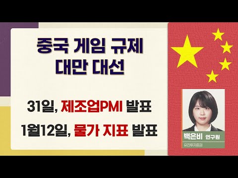 &quot;반가운 반등&quot;#中게임규제 #대만대선 #나우 차이나 #백은비연구원