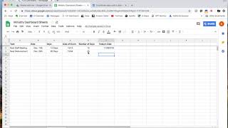 How to Create a Day Countdown Formula in Google Sheets