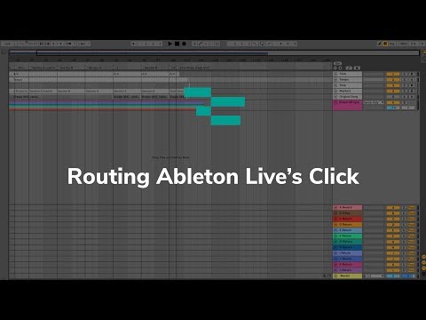Routing Ableton Live’s Click