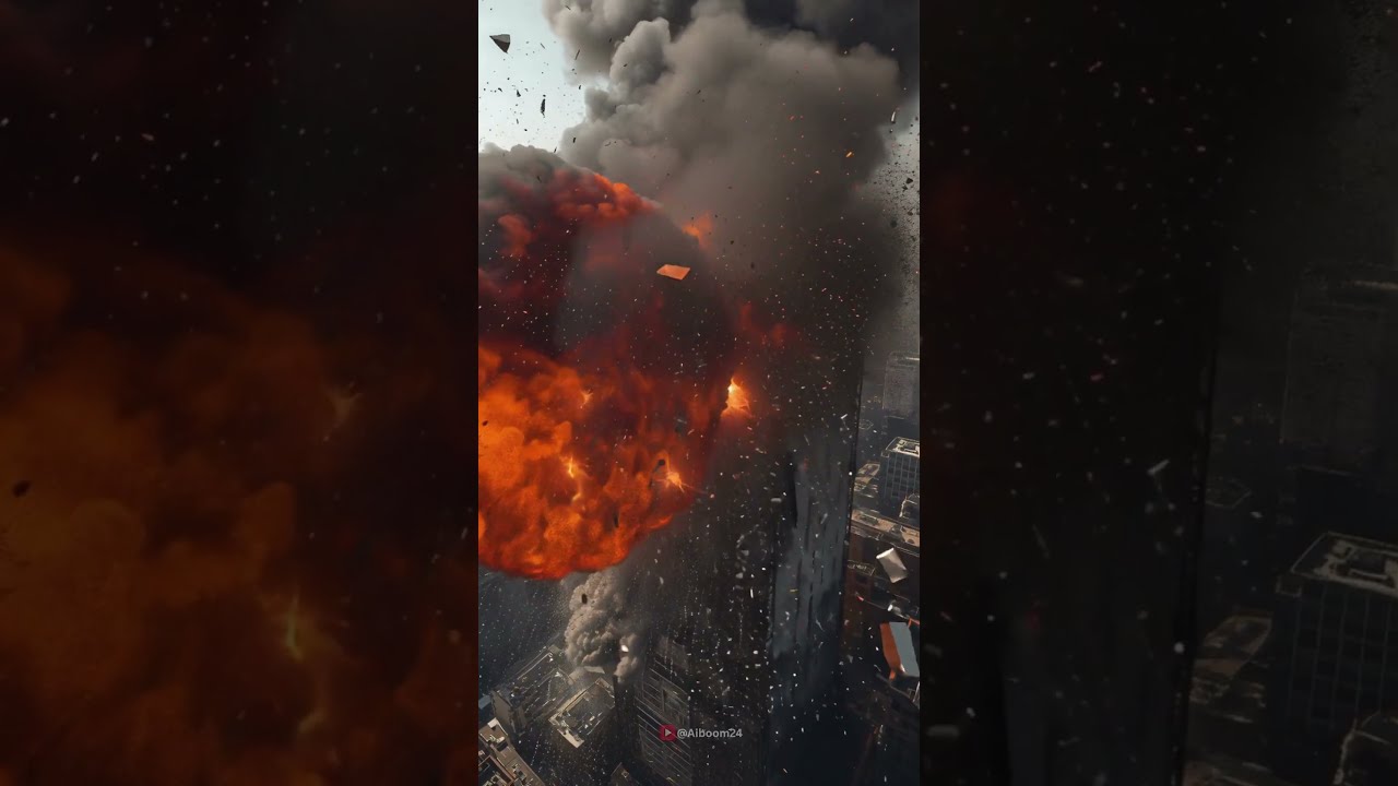Massive Building Explosion Rocks The City Full Collapse Captured In Seconds 