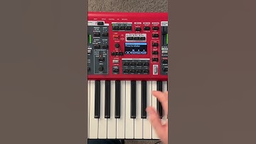 Using the Shift function on the Nord Stage 4 🤩 #nordkeyboards #nordstage4 #dsoundman #shorts