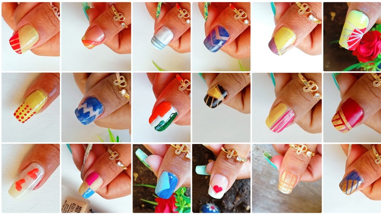 1. Stripping Tape Nail Art Designs - wide 8