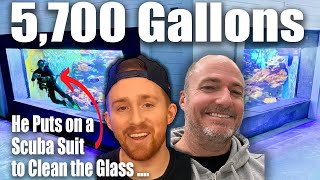 5,700 Gallon Home Aquarium Tour (Biggest Aquarium in the West??) 🤯🐠