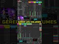 Comment gérer les volumes des pistes  #live12 #abletonlive12 #beatmaking #sounddesign #audio