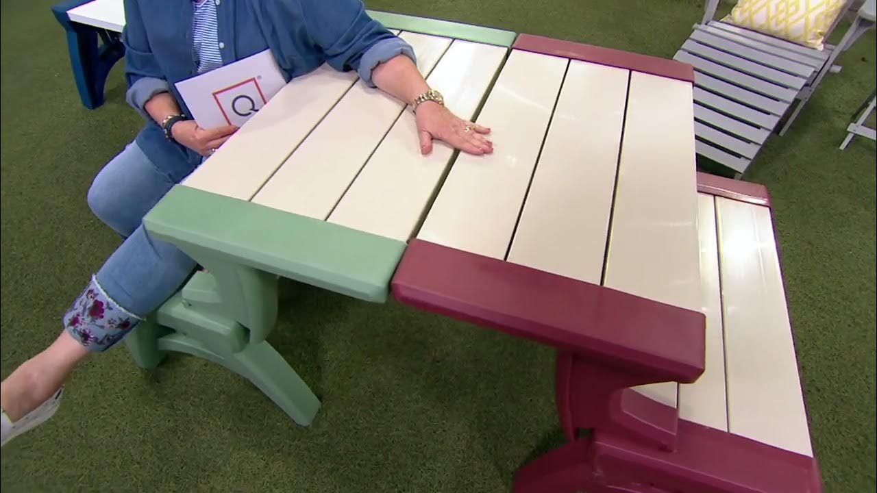 ConvertABench or ConvertA Chair to Table Designer Series Bench or Chair on QVC YouTube