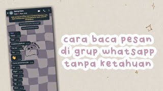 Download Lagu TERBARU! Cara membaca pesan grub tanpa ketahuan MP3