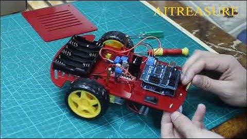 How to Assemble an AITREASURE Arduino Bluetooth Controlled Smart Robot Car Instructions Tutorial
