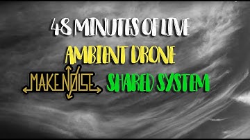 48MINS OF LIVE AMBIENT DRONE - 4K | Make Noise Shared System