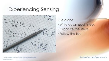 MBTI Experiencing Introverted Sensing - ISTJ and ISFJ