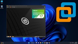 how to install linux mint 21.1 on vmware workstation player 17 in windows 11 | vmware | mate | linux